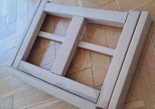 Atril libros plegable de madera maciza