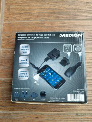 Cargador móvil universal varios enchufes