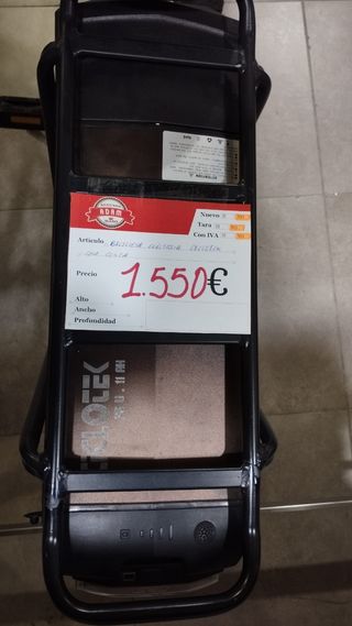 Bicicleta eléctrica blanca