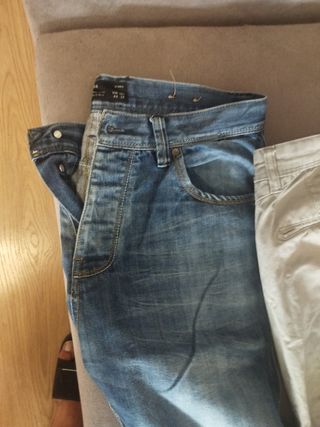 Tejanos L - 2 pantalones + 2 shorts