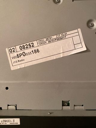 Radio Coche SEAT Leon