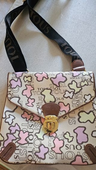 Bolso Tous beige y rosa