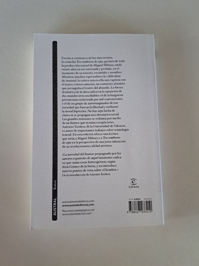 Tres sombreros de copa (Spanish Edition)