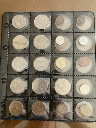 Colección 30 monedas antiguas