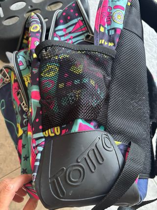 Mochila escolar Totto + carrito