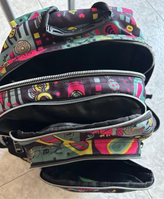 Mochila escolar Totto + carrito