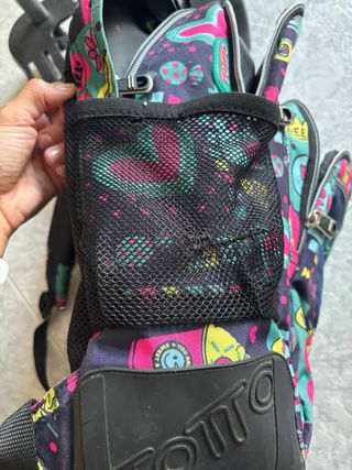 Mochila escolar Totto + carrito