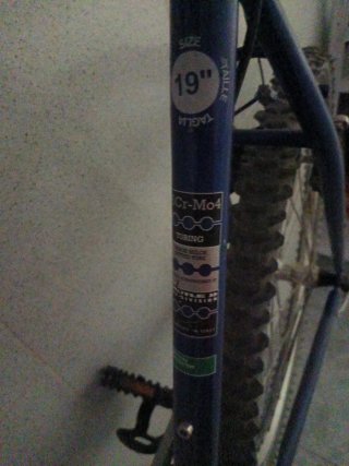 Bicicleta montaña vintage.