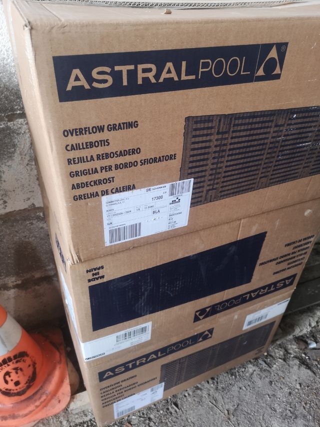 Rejilla piscina Astrapool 22x195mm (Nuevas)