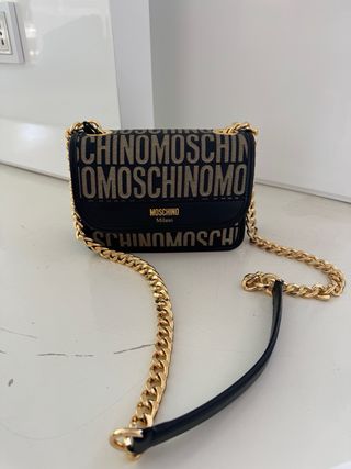 Mini borsa Moschino - nera e oro
come nuova 