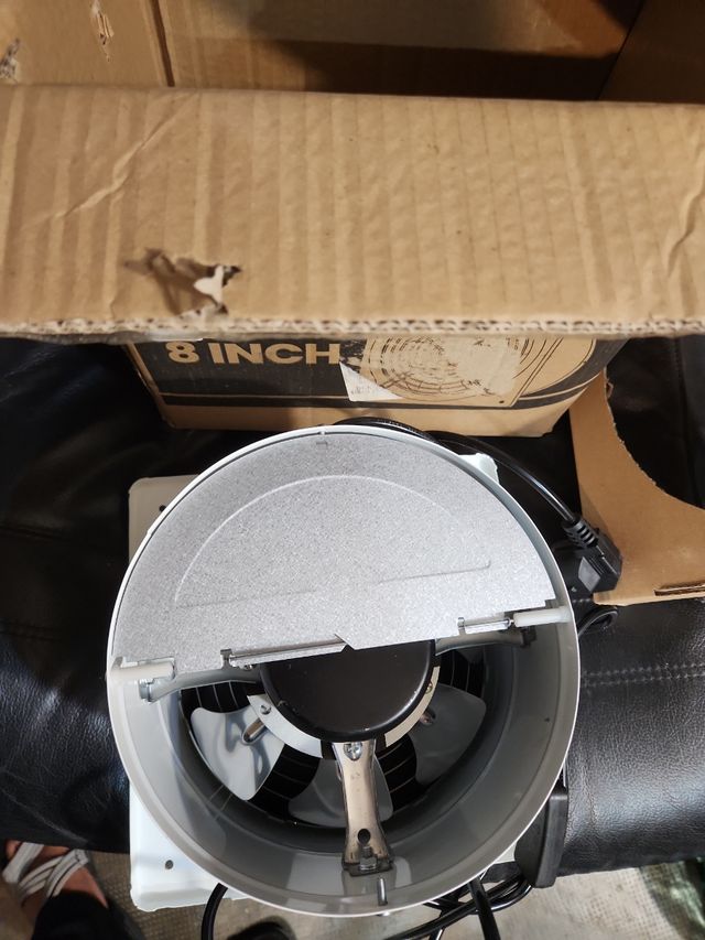 Nuova ventola di scarico da 8"