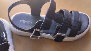 Sandalias Geox negras mujer 38