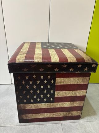 Puf almacenaje bandera EEUU