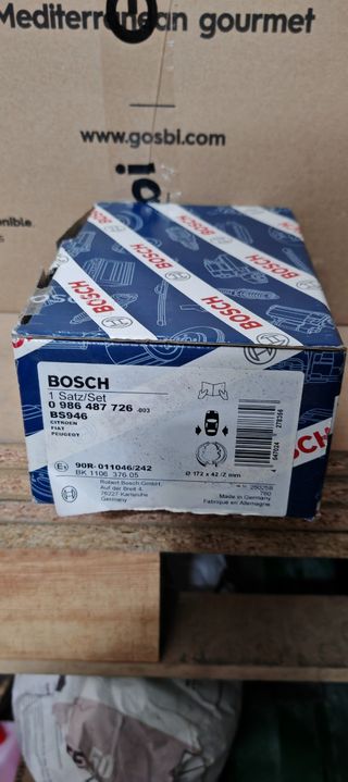 ZAPATA DE freno de mano BOSCH 0 986 487 726