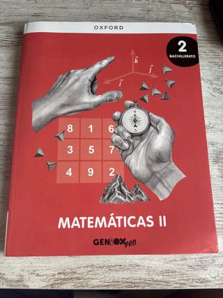 Matemáticas II 2º Bachillerato. Libro del estud...