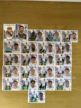 EQUIPO COMPLETO (22) REAL MADRID LIGA ESTE 2025-26