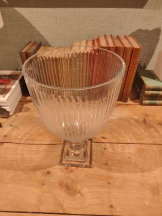 Jarrón cristal Zara Home