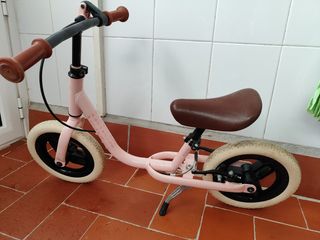 Bicicleta sin pedales Btwin rosa niña
