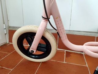 Bicicleta sin pedales Btwin rosa niña