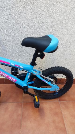 Bicicleta con ruedines para niñ@ de 3-6 años 16"