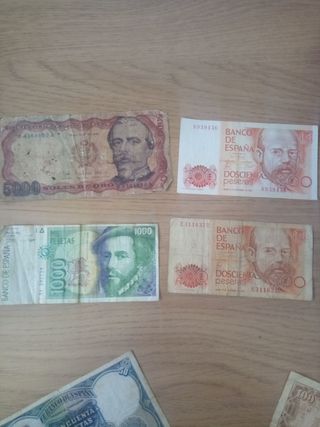 Colección billetes antiguos España