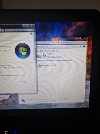 Portátil Compaq cq60 blanco