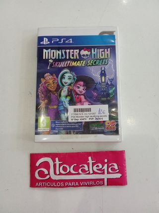 PS4 Monster High Skulltimate Secrets.....