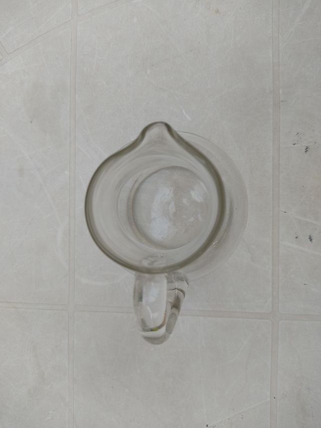 Jarrita cristal transparente