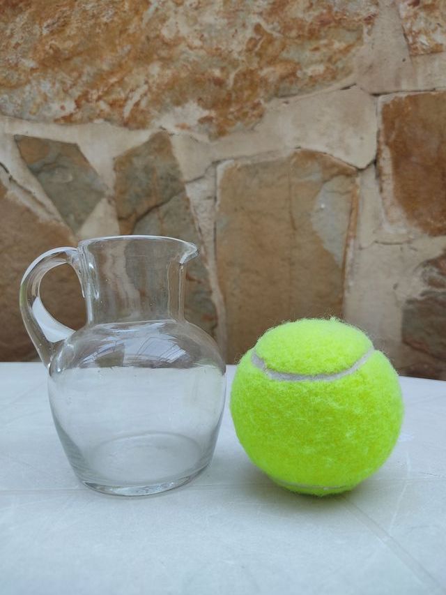 Jarrita cristal transparente