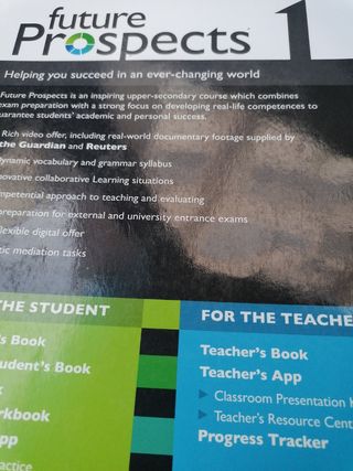 FUTURE PROSPECTS 1 Student's book: libro de tex...