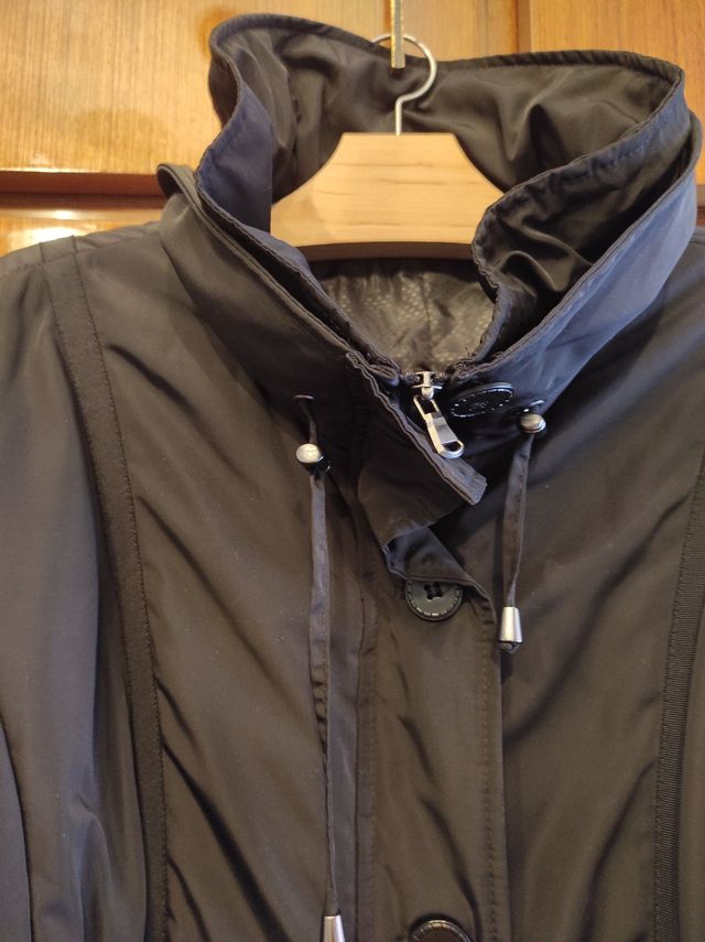 Anorak negro mujer talla (48)