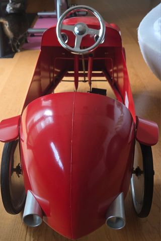 Coche pedales Baghera Infantil Rojo