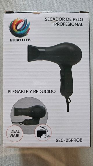 Secador Pelo Plegable EURO LIFE