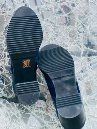 Zapatos Oxford Azul Marino Cayetano Giménez