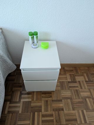 Mesita noche Ikea KULLEN blanca