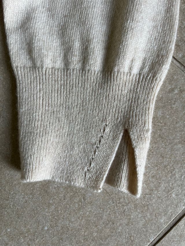 Maglione cashmere beige tg.L