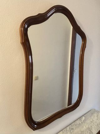 Recibidor madera espejo - clásico