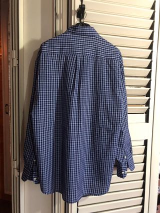 Camicia Blu a Quadri - Maniche Lunghe