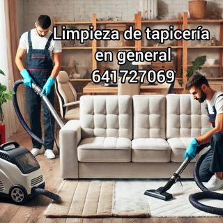 Limpieza de tapicería en general