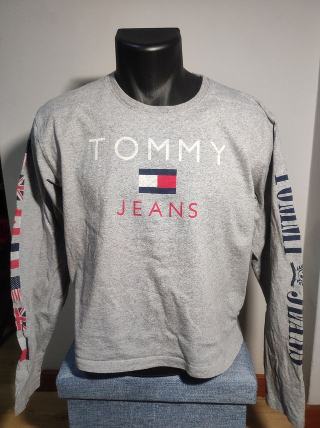Sudadera Tommy Hilfiger XL gris