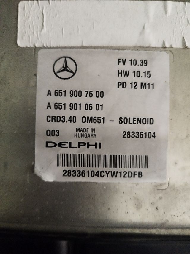 Centralita motor Mercedes A6519007600