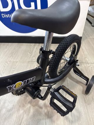Bicicleta infantil YOBIKE negra