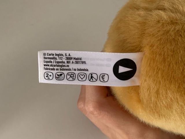 Criceto di peluche - El Corte Inglés