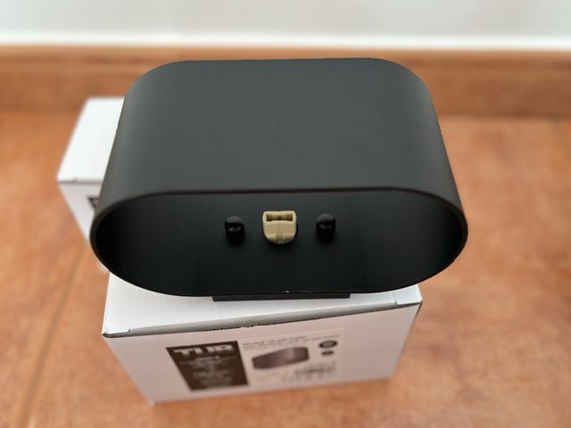 2 Apliques TUB LN1551-N negros