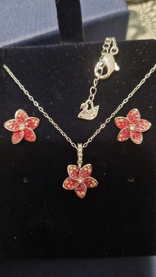 Set Swarovski Flores Tropicales