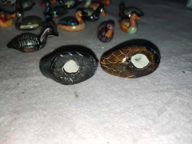  Patos pintados a mano