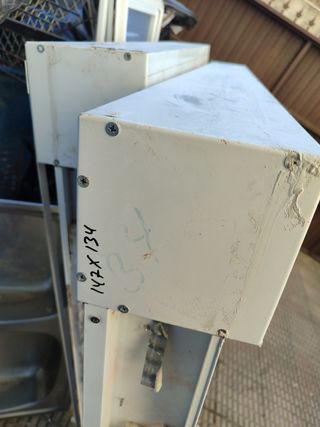 Ventana aluminio corredera blanca