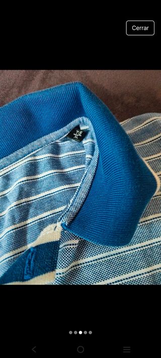 Polo Pedro del Hierro rayas azul