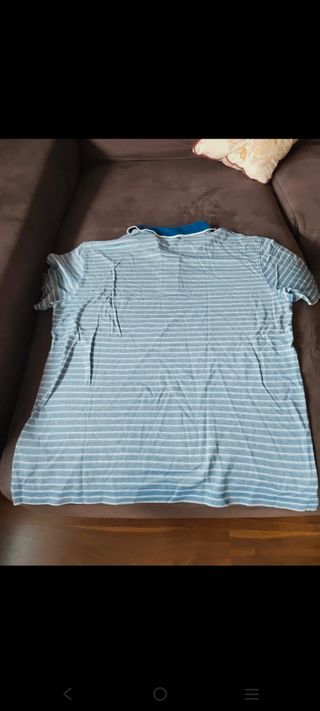 Polo Pedro del Hierro rayas azul