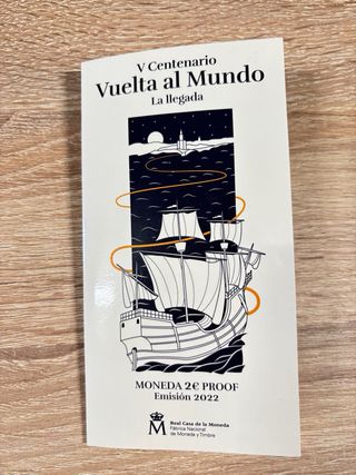 Cartera 2€ 2022 - V Centenario Vuelta al Mundo